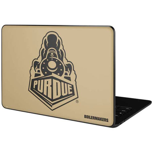 Purdue University Purdue Gold Signature Logo Google Pixelbook Go Skin